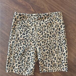 Leopard Print Women's Shorts